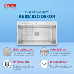 Chậu rửa bát chống xước Workstation Sink KN8248SO Dekor