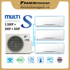 Combo Daikin Multi S Inverter 3.5HP MKC70SVMV/CTKC25RVMV+CTKC25RVMV+CTKC35RVMV