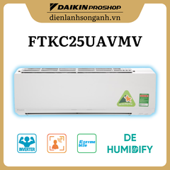 Daikin treo tường Inverter 1.0HP FTKC25UAVMV/RKC25UAVMV