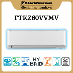 Daikin treo tường Inverter 2.5HP FTKZ60VVMV/RKZ60VVMV