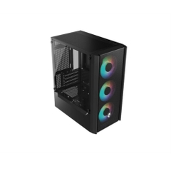 VỎ MÁY TÍNH VITRA CRUISE AX3 BLACK 3FAN RGB / TOP RAD240