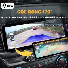 Camera lùi AHD TiFO CB-01  độ phân giải 1080P tích hợp màn hình android nhìn đêm siêu nét
