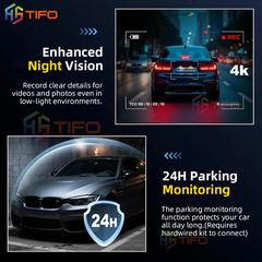 🔥 Camera hành trình 4G A80-4G 4K+2.5K Wi-Fi 2 lens 140°