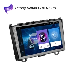 Mặt dưỡng lắp màn android HONDA CRV 2007 - 2011 lắp màn hình android 9 inch