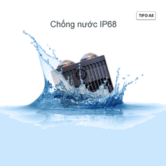 ĐÈN LED PHA TRỢ SÁNG TIFO A5 – 2 BÓNG – CHIP 6+6 – CÔNG SUẤT 70W/80W – CHỐNG NƯỚC IP68