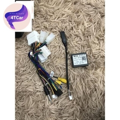Mặt Dưỡng Lắp DVD Android Cho Xe Toyota Prado 2017-2021 (10 Inch) Có CANBUS và Jack Nguồn Zin