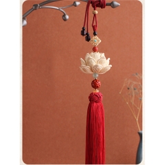 Khánh Treo gương ô tô Hoa Sen Gỗ Hoàng Dương