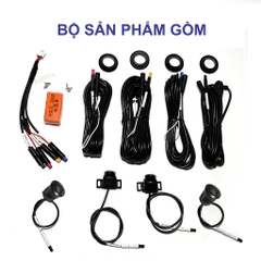 Bộ Camera 360 Độ TIFO 4 Mắt Cho Màn Android - Model 6048 | AHD 1080/720 Siêu Nét, An Toàn Tuyệt Đối