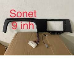 Dưỡng Kia Sonet 2022 - 2024 bản thiếu lắp màn android 9 inch