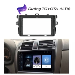 Mặt dưỡng màn hình Toyota Altis 2008-2013 9 inch
