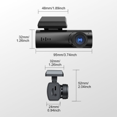 Camera hành trình A207 – Chuẩn 4K siêu nét, GPS/WiFi tiện ích, an toàn vượt trội