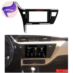 Mặt Dưỡng Màn Hình Xe Toyota Altis 2018-2021 Kèm Rắc Nguồn Zin 10 Inch