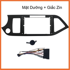 Mặt dưỡng Kia Morning 2011 - 2023 (9 inch) lắp màn hình dvd android 9 inch