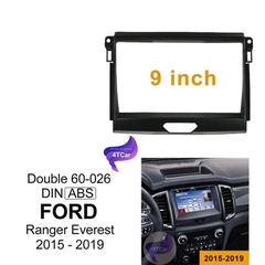 Mặt dưỡng Ford Ranger , everest  2016-2018 , 19-20 , 21-22  lắp dvd android  (9 inch)