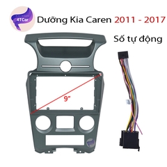 Mặt dưỡng Kia Carens 2007-2011 điều hòa tự động  (9 inch)