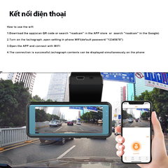 CAMERA HÀNH TRÌNH G21 – TRƯỚC + SAU – WIFI – FULL HD 1080P