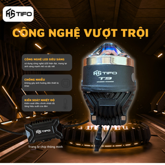 Bi Gầm LED TIFO T8 Kích Thước 3 Inch Chống Nước