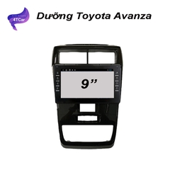 Khung Mặt Dưỡng Màn Hình Toyota Avanza 2016-2021 9 Inch