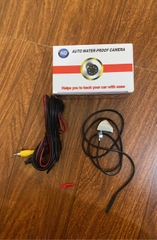 Camera lùi ô tô mạ crom - 4 mắt LED. Chống nước chống va đập tốt - có vạch chia