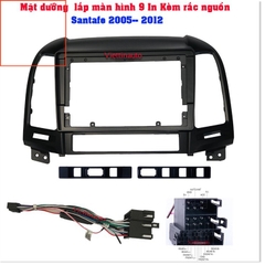 Mặt dưỡng Hyundai Santafe 2006-2012 (9 inch)