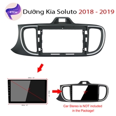 Mặt dưỡng Kia Soluto 2018-2023 lắp màn hình dvd android 9 inch