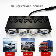 ĐÈN LED PHA TRỢ SÁNG LP-02 – 2/3/4 THẤU KÍNH – CÔNG SUẤT CAO – ÁNH SÁNG RỘNG & XA