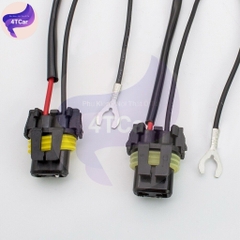 Dây Giật H4 - Bộ 2 dây giật pha/cos cho bóng đèn Xenon  H4,bộ dây Relay H4, chuyên cho anh em độ đèn BH 2 năm
