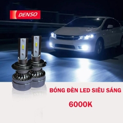 2 Bóng đèn led ô tô siêu sáng DENSO 6000K chính hãng ( hàng thanh lý bảo hành đổi mới 6 tháng )