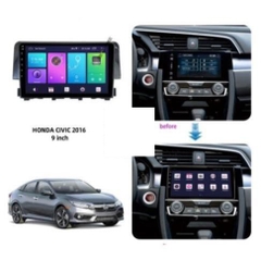 Mặt dưỡng Honda Civic 2016-2021 (9 inch) có CANBUS