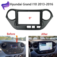 Mặt Nạ Dưỡng Lắp Màn Android 9 Inch Cho Xe Hyundai Grand I10 (2013-2016)