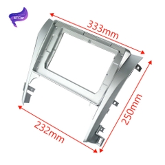 Mặt Dưỡng Dành Cho Xe Toyota Camry 2012-2014 Màn 10 Inch Có Jack Nguồn Zin