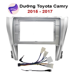 Mặt Dưỡng Xe Toyota Camry 2015-2017 Lắp Màn Hình Android 10 Inch