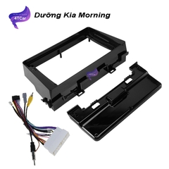 Mặt dưỡng Kia Morning 2011 - 2023 (9 inch) lắp màn hình dvd android 9 inch