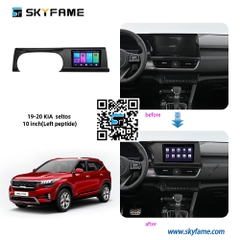 MẶT DƯỠNG  KIA SELTOS 2019-2023  lắp màn hình dvd android 10 inch