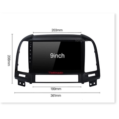 Mặt dưỡng Hyundai Santafe 2006-2012 (9 inch)