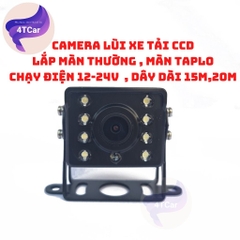 Camera lùi dành cho xe tải, xe khách [siêu nét] nguồn 12- 24V, 8Led, cảm biến ánh sáng , Hồng Ngoại - Chính Hãng NAVITEL