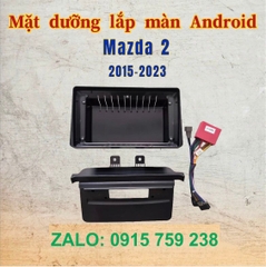 Mặt dưỡng Mazda 2 2014 - 2023 lắp màn hình dvd android 9 inch