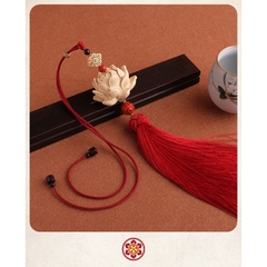 Khánh Treo gương ô tô Hoa Sen Gỗ Hoàng Dương