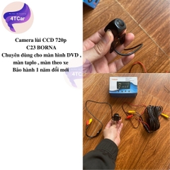 Camera lùi cánh bướm 2 chân đen CCD C23 - chuyên dụng cho màn DVD theo xe và màn taplo