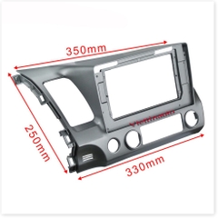 Mặt dưỡng Honda Civic 2006-2011  (10 inch)