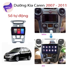 Mặt dưỡng Kia Carens 2007-2011 điều hòa tự động  (9 inch)