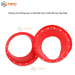 Chụp chống nước/che bụi loa 6.5 inch KUERL Silicon đỏ
