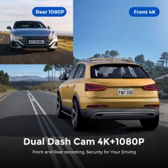 Camera Hành Trình V22 4K Ống Kính Kép: Giải Pháp Ghi Hình Toàn Diện, Bảo Vệ Xế Yêu Tối Đa