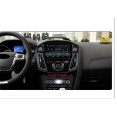 Mặt dưỡng lắp màn hình 9 Inch Ford Focus 2012-2017  mẫu ít nút bấm