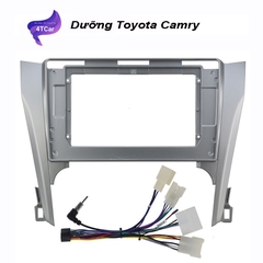 Mặt Dưỡng Dành Cho Xe Toyota Camry 2012-2014 Màn 10 Inch Có Jack Nguồn Zin