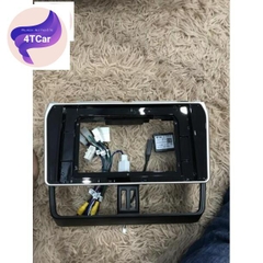 Mặt Dưỡng Lắp DVD Android Cho Xe Toyota Prado 2017-2021 (10 Inch) Có CANBUS và Jack Nguồn Zin
