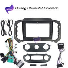 Mặt dưỡng Chevrolet Colorado 2012-2020  (9 inch) lắp màn dvd android 9 inch