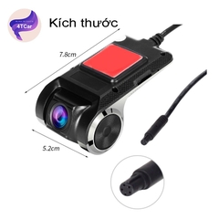Camera Hành Trình ô tô dành cho màn android  1080 có ADAS, GPS, Lưu Tốc Độ U2