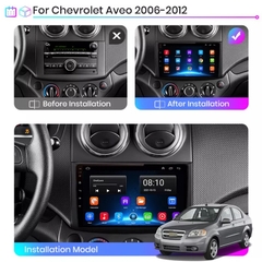 Mặt dưỡng Chervolet Aveo Gentra  9 inch dùng lắp màn android