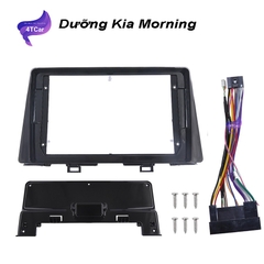 Mặt dưỡng Kia Morning 2011 - 2023 (9 inch) lắp màn hình dvd android 9 inch